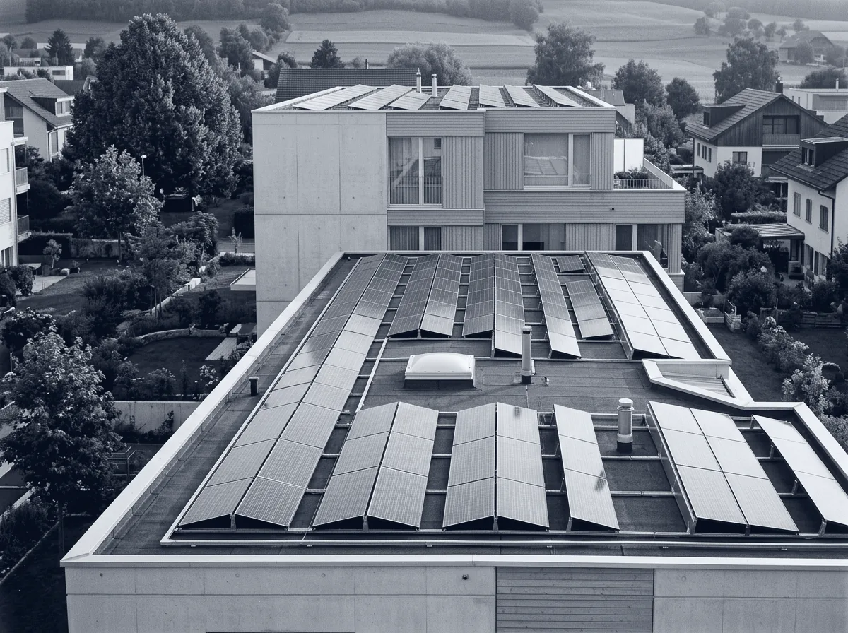 Photovoltaik – illustrative Aufnahme